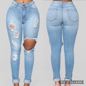 Fashion Nova Glistening Jeans
